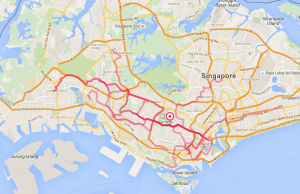 Singapore bus routes